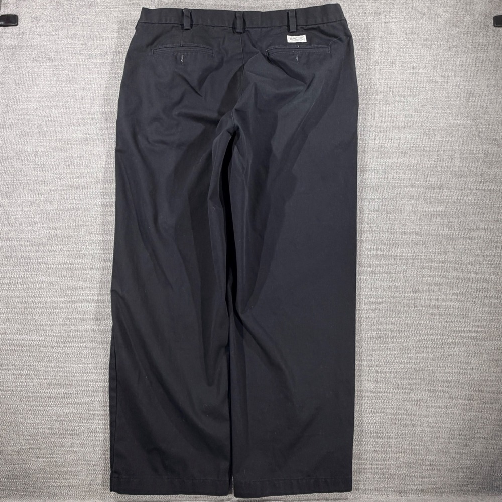 Old Navy Regular Khakis Mens 36x28 Black Excellent Cotton Twill Straight Pants